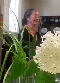 Jutta,  our  flower guide.